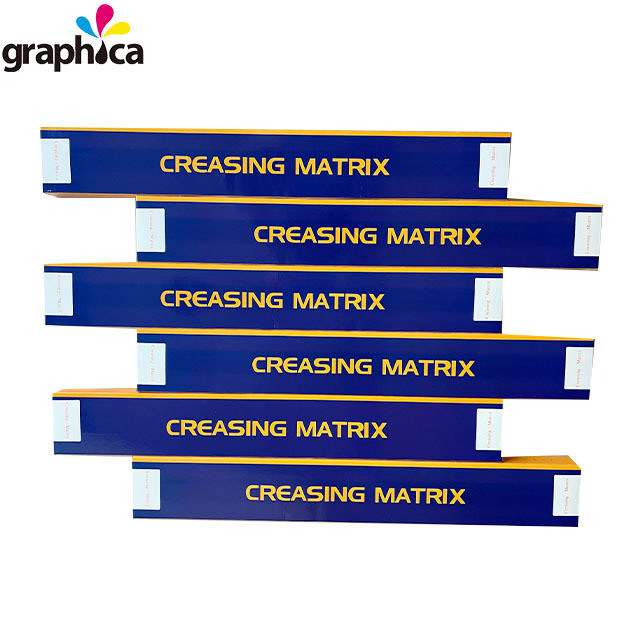 ホワイトロケータ 2024 印刷用材料の圧縮切削用PCVベースのグラフィッククレージングマトリックス