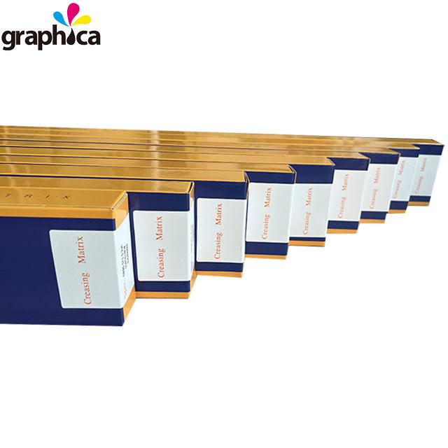 ホワイトロケータ 2024 印刷用材料の圧縮切削用PCVベースのグラフィッククレージングマトリックス