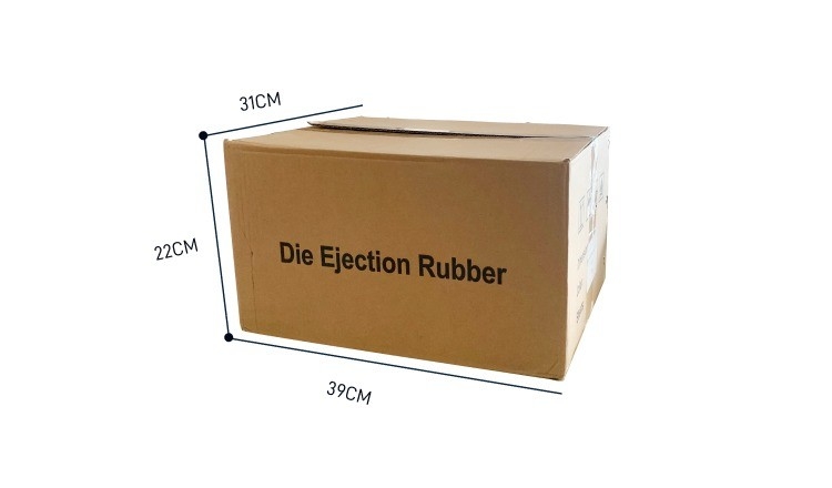 デイカット EPDM ゴムスポンジ 付着剤 色 オレンジ 寸法 10x300x380mm
