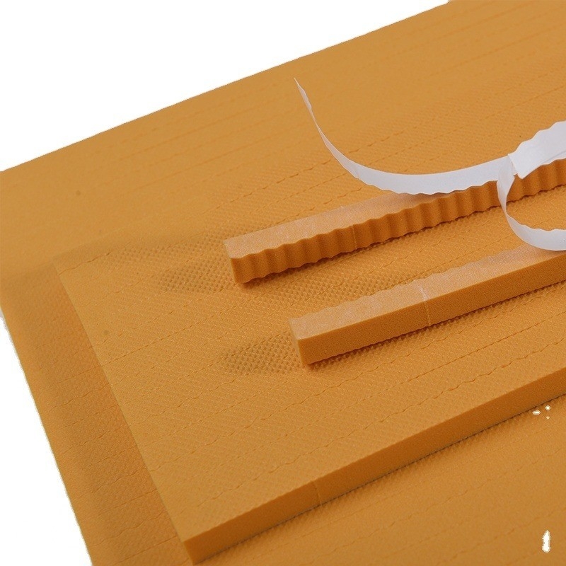 デイカット EPDM ゴムスポンジ 付着剤 色 オレンジ 寸法 10x300x380mm