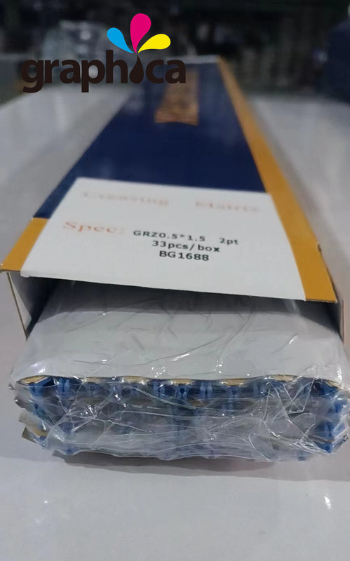 CE認証されたGRB 0.3x 1.2mm紙包装と印刷のための粘着性クレージングマトリックス