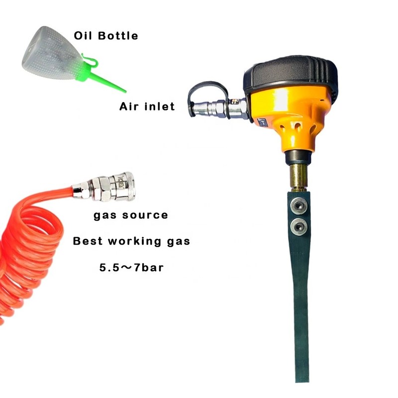 グラフィック・ダイ・カット用内穴を剥離する手持ちの空気力装置