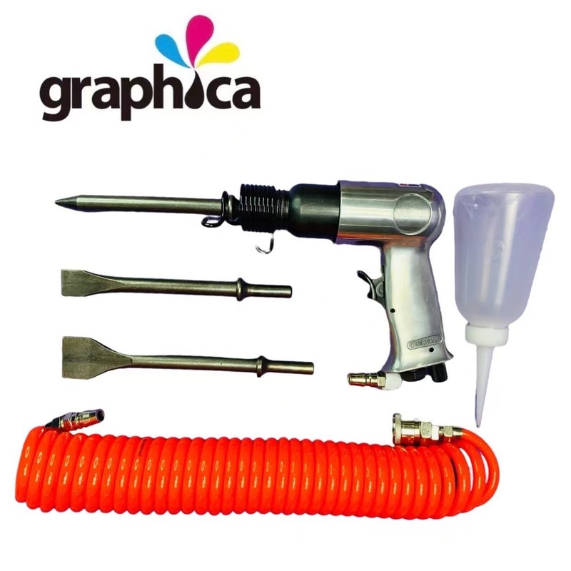 3KW出力 パンネマティック内穴剥離ツール 手持ちのグラフィック・ダイカット