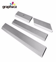 精度 -0.02mm ポラー 115 EL/ED/CE/EMC 高硬度 HRC48-68 紙切断ナイフ