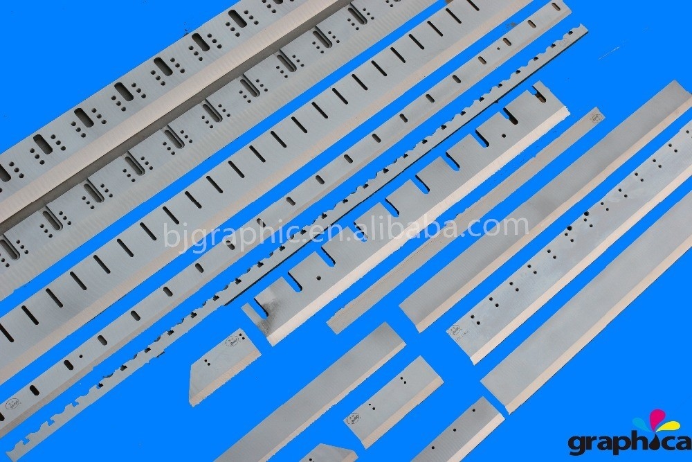 1785*160*13.75mm 極155 標準鋼紙切断ナイフ 穴重量5kg